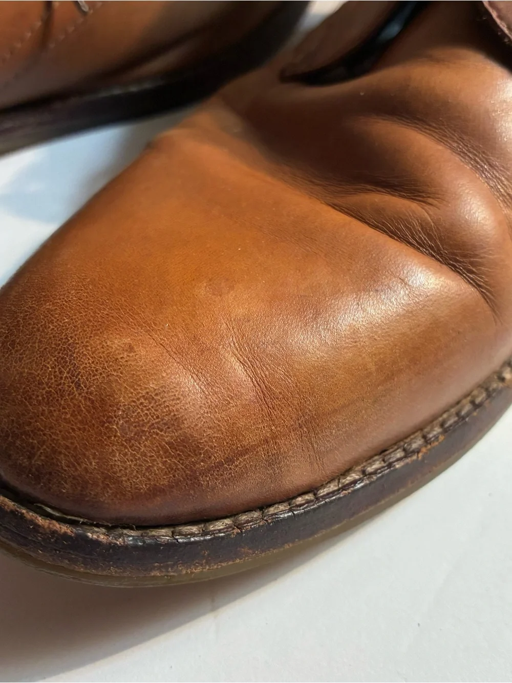 Vintage Men's Brown Leather Chukka Boots - Sleek Lace-Up Comfort Men’s 44 (10)